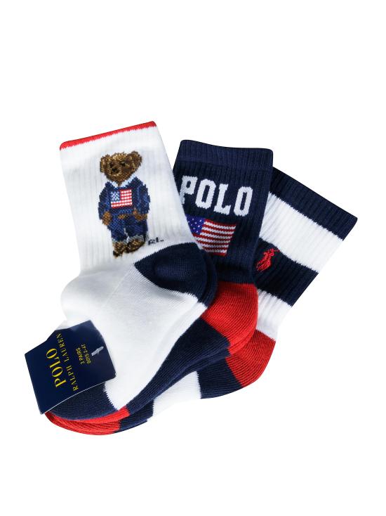 26FW [키즈] 폴로 랄프로렌 발목 양말 442P03163001 lk MULTICOLOR - POLO RALPH LAUREN
