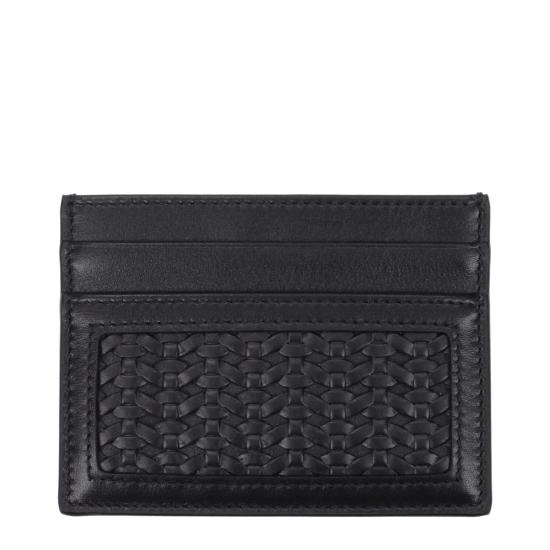 26SS 돌체앤가바나 Woven plongé calfskin 카드홀더 BP0330AN4198B956
