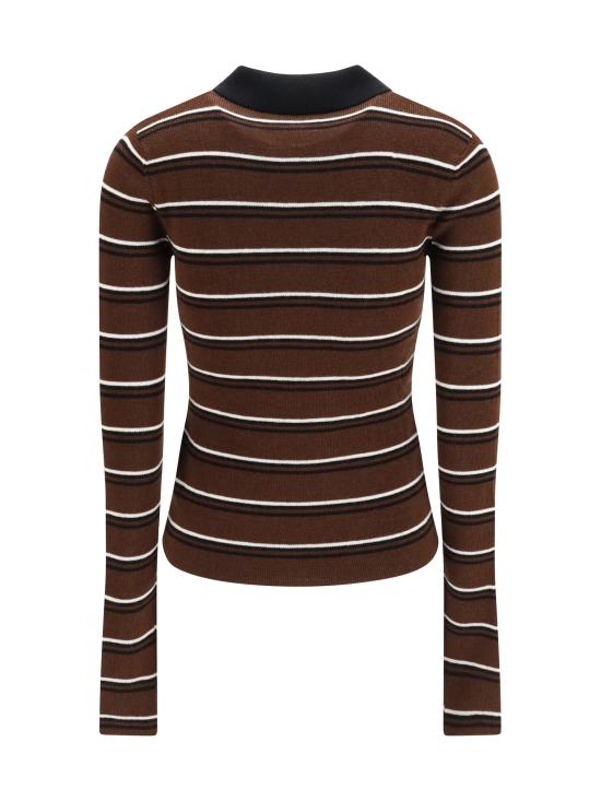 26FW 가니 폴로 티셔츠 A1170004 BROWN - GANNI