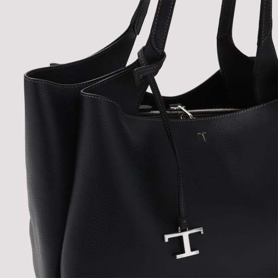 26FW 토즈 레더 백 미디움 XBWAPAF9300QRIB999 NERO - TODS