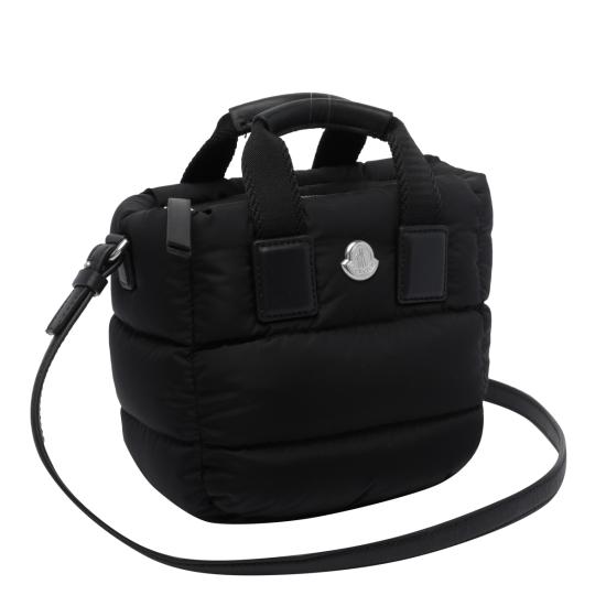 26FW 몽클레어 카라독 마이크로 패딩 토트백 5L000 04 M6275999 Black - MONCLER