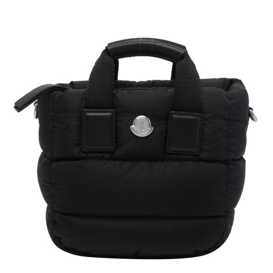 26FW 몽클레어 카라독 마이크로 패딩 토트백 5L000 04 M6275999 Black