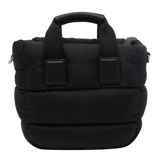 26FW 몽클레어 카라독 마이크로 패딩 토트백 5L000 04 M6275999 Black - MONCLER
