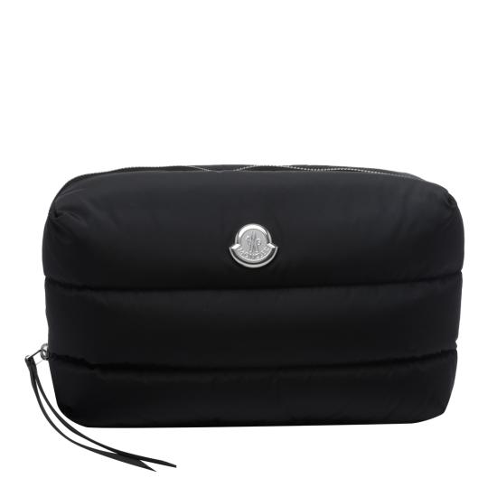 26FW 몽클레어 카라독 퀼티드 뷰티 케이스 6A000 03 M6275999 Black