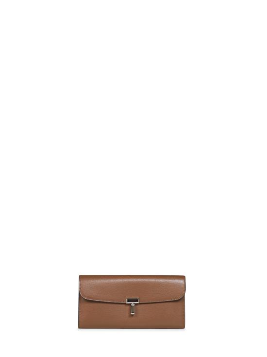 26FW 토템 티락 레더 월렛 251WAM0041LE0025 379 BROWN