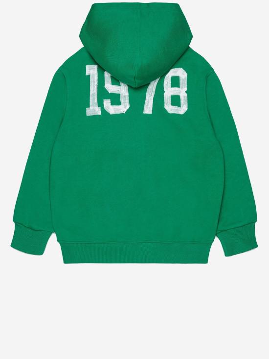 26FW 디젤 후드 티셔츠 J02987 GREEN - DIESEL