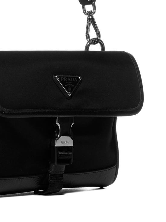 26FW 프라다 삼각로고 리나일론 폰 홀더 크로스백 2ZH1082DMHF0002 BLACK - PRADA