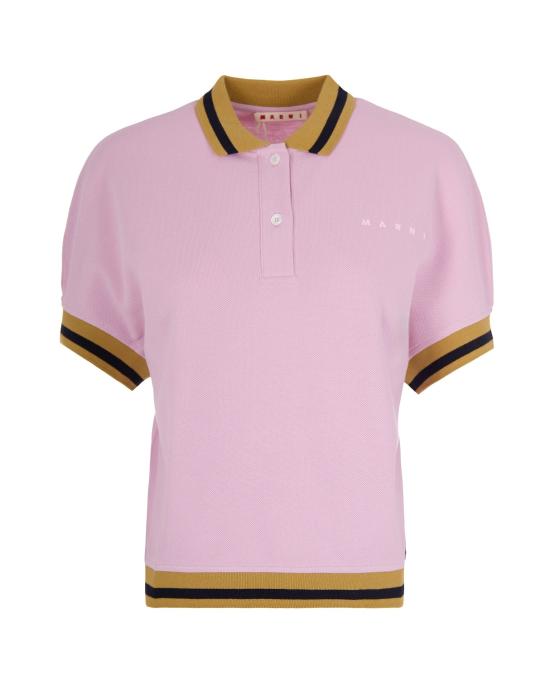 26SS 마르니 폴로 티셔츠 THJE0389LS PINK