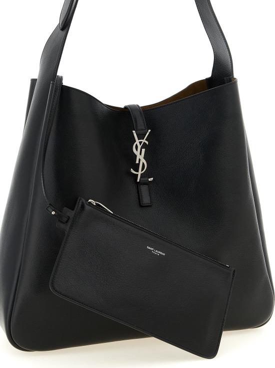 26FW 생로랑 숄더백 Le 5 À 7 고보  블랙 - SAINT LAURENT