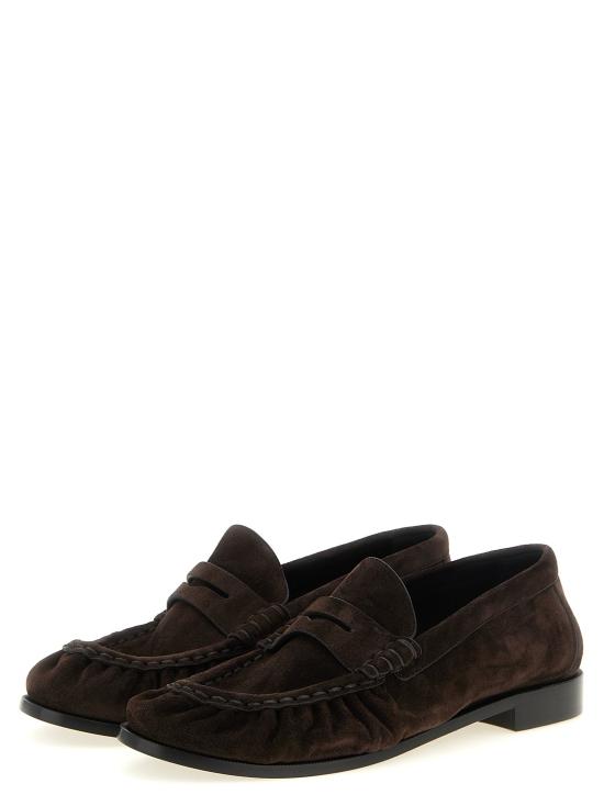 26FW 생로랑 로퍼 르   브라운 - SAINT LAURENT