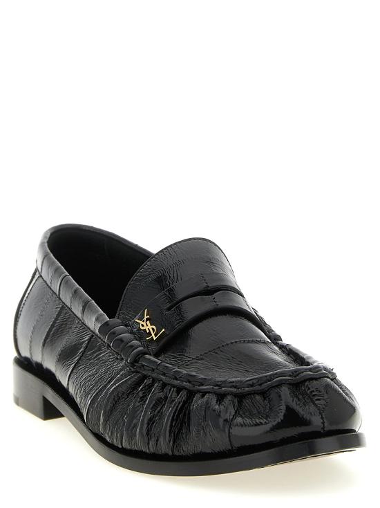 26FW 생로랑 로퍼 르   블랙 - SAINT LAURENT