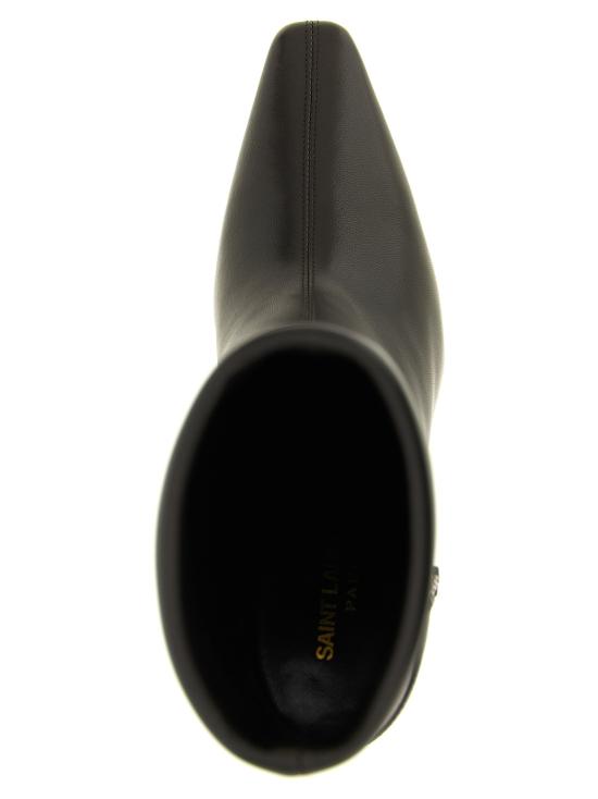 26FW 생로랑 부츠 니키 와 앵클  브라운 - SAINT LAURENT