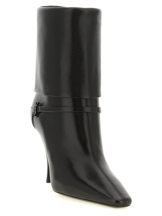 26FW 생로랑 부츠 니키 와 앵클  브라운 - SAINT LAURENT