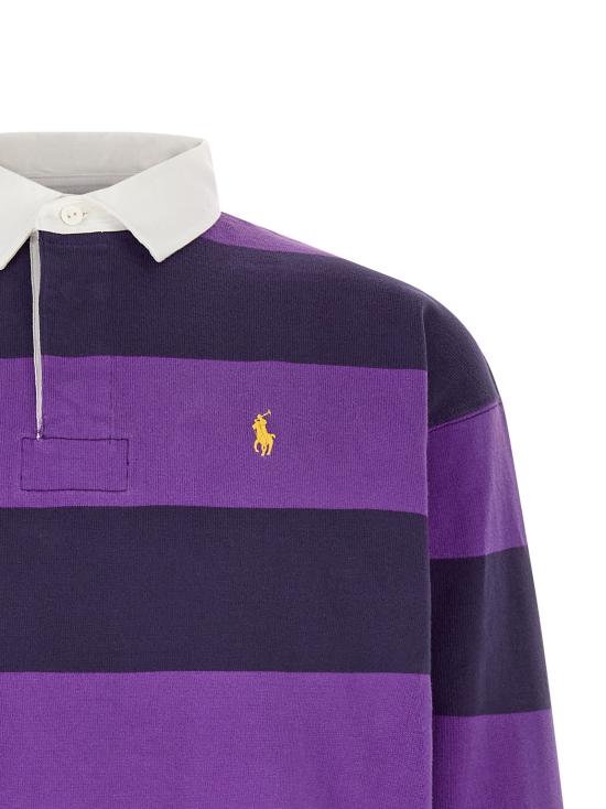 26FW 폴로 랄프로렌 폴로 티셔츠 럭비 셔츠 폴로 퍼플 - POLO RALPH LAUREN