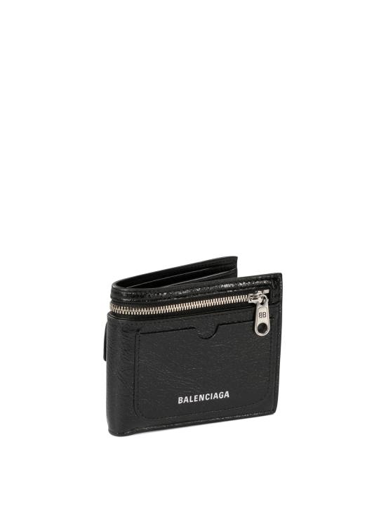 26FW 발렌시아가 반지갑 801837 2AA9Z 1000 BLACK DOM - BALENCIAGA