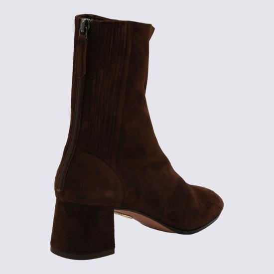 26FW 아쿠아주라 부츠 SHOMIDB0SUEESP Brown - AQUAZZURA