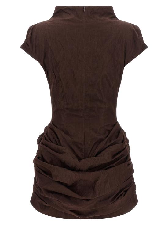 26FW 마그다뷰트림 숏 원피스 183726BROWN - MAGDA BUTRYM
