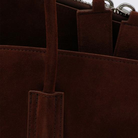 26FW 디 아티코 라 파세지아타 미디엄 탑 핸들 백 250WAH00054LBT007AA850 Brown - THE ATTICO
