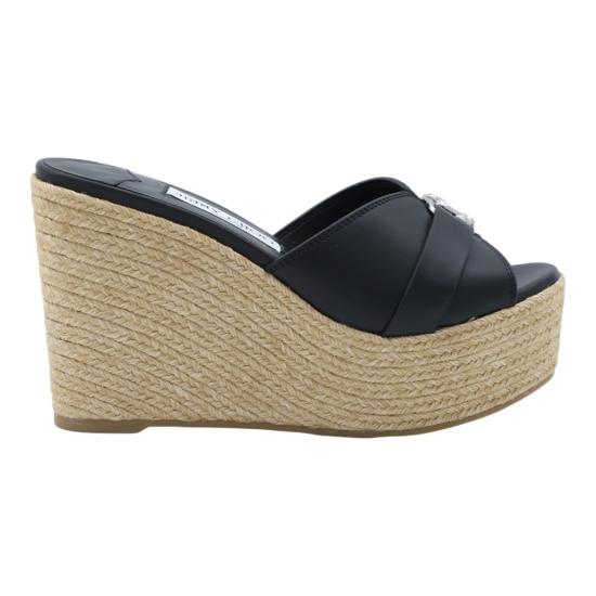 26FW 지미추 샌들 LEDAWEDGE100FDZ000071 Black