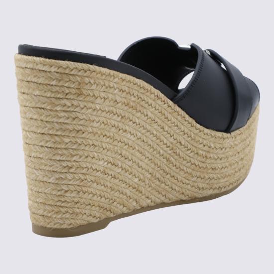 26FW 지미추 샌들 LEDAWEDGE100FDZ000071 Black - JIMMY CHOO