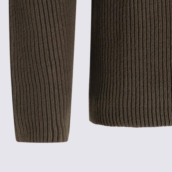 26FW 씨피 컴퍼니 니트웨어 21CMKN101A006608A683 Brown - C.P. COMPANY