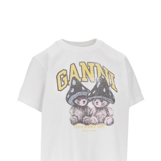 26FW 가니 탑 A1050311 White - GANNI