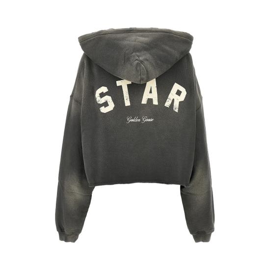 26FW 골든구스 후드 티셔츠 GWP02699P002513 Grey - GOLDEN GOOSE