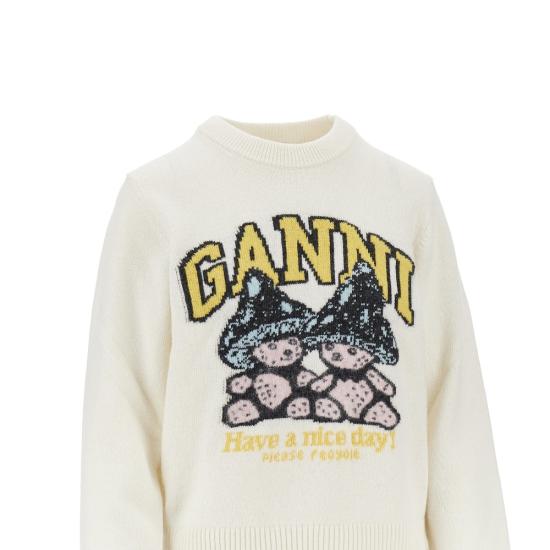 26FW 가니 니트웨어 A1150051 White - GANNI
