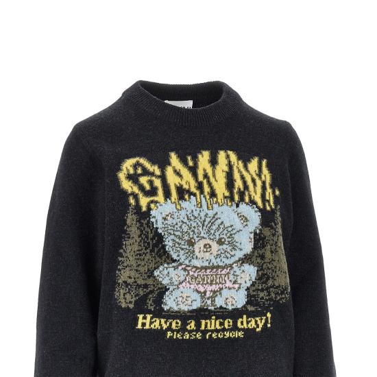 26FW 가니 니트웨어 A1150058 Black - GANNI