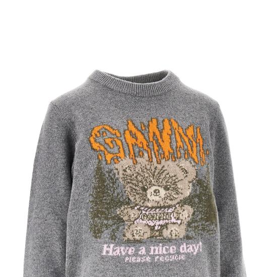 26FW 가니 니트웨어 A1150052 Grey - GANNI
