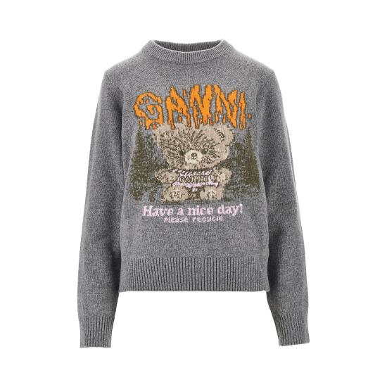 26FW 가니 니트웨어 A1150052 Grey