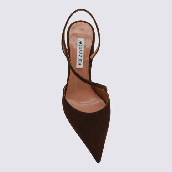 26FW 아쿠아주라 힐/펌프스 DYNMIDP0SUEESP Brown - AQUAZZURA