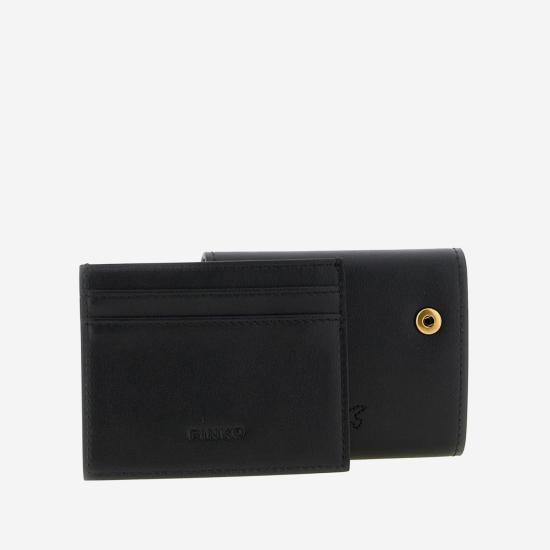 26SS 핑코 지갑 106189 BLACK - PINKO