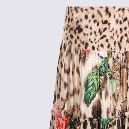 26FW 로베르토 카발리 롱 스커트 XQT3027HT2400504 Multicolor - ROBERTO CAVALLI