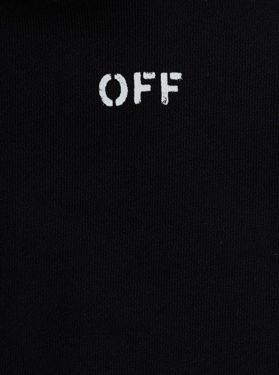 26SS 오프화이트 후드 티셔츠 44BBB001S26F0 BLACK - OFF WHITE