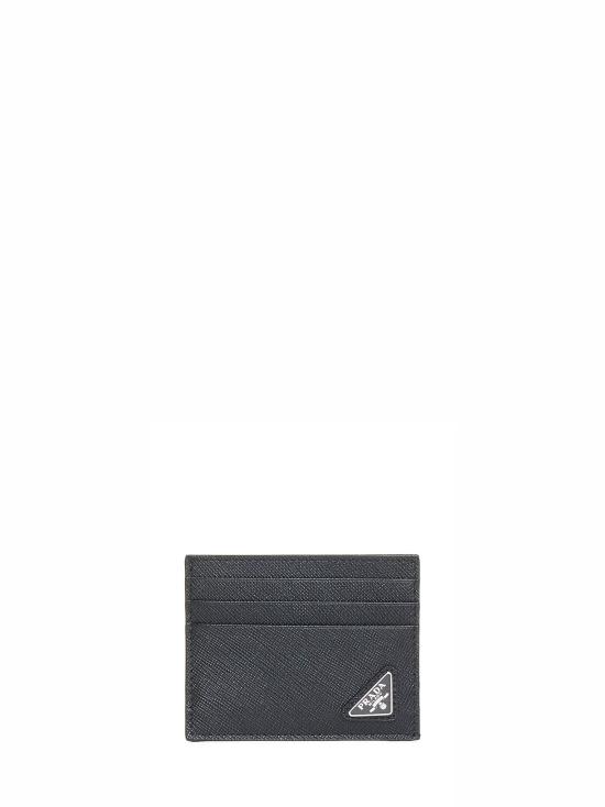 26FW 프라다 사피아노 레더 카드 홀더 2MC223QHHF0002 BLACK