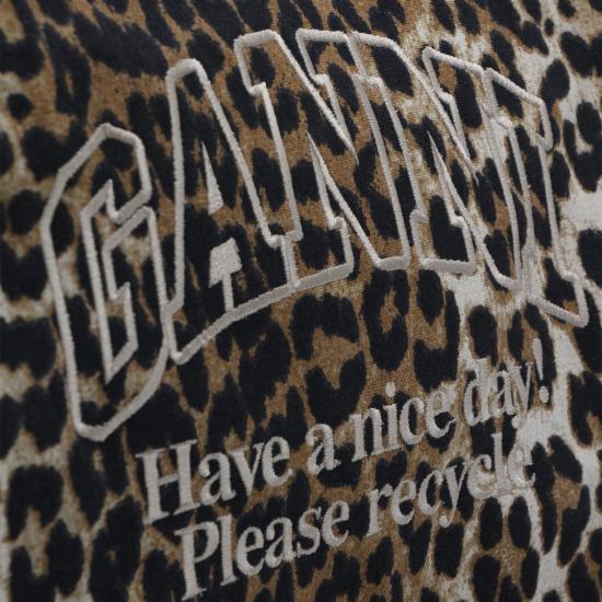 26FW 가니 라지 캔버스 토트백 A7179943 Brown - GANNI