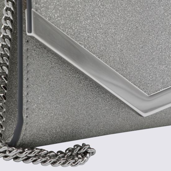 26FW 지미추 클러치/파우치 EMMIEIGTAA0009 Silver - JIMMY CHOO
