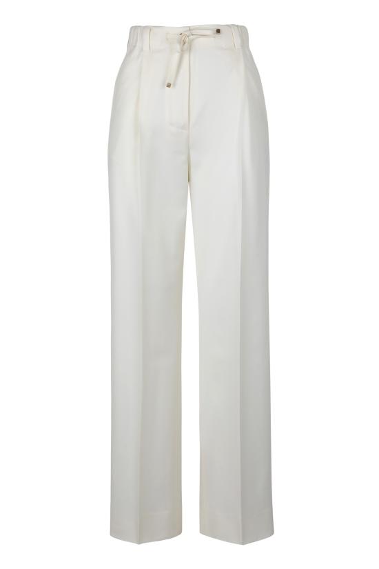 25FW 몽클레어 스트레이트 팬츠 K20932A00018 WHITE