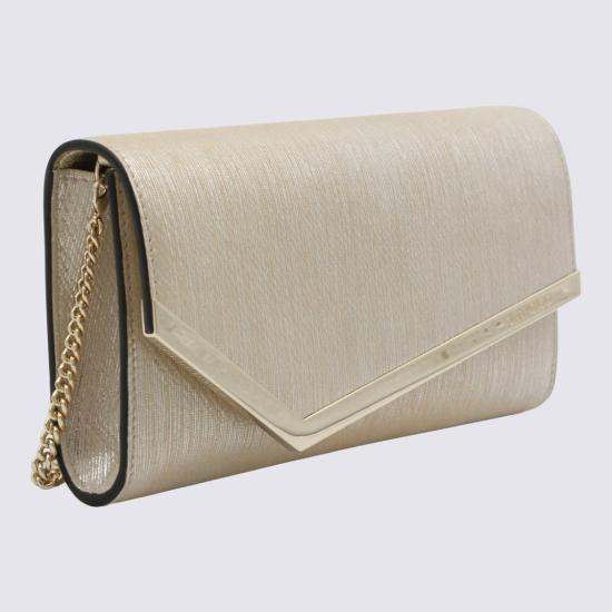 26FW 지미추 클러치/파우치 EMMIEHRKOO1638 Gold - JIMMY CHOO