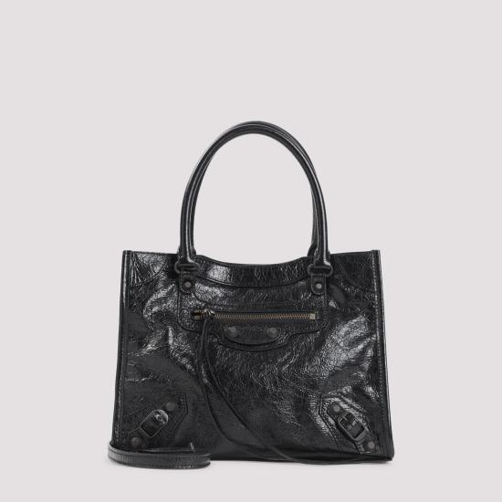 26FW 발렌시아가 르 시티 토트백 미니 875366 2ABEK 1000 BLACK DOM