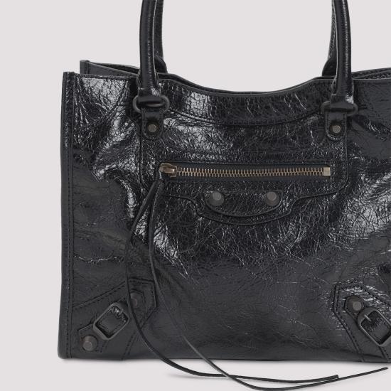 26FW 발렌시아가 르 시티 토트백 미니 875366 2ABEK 1000 BLACK DOM - BALENCIAGA