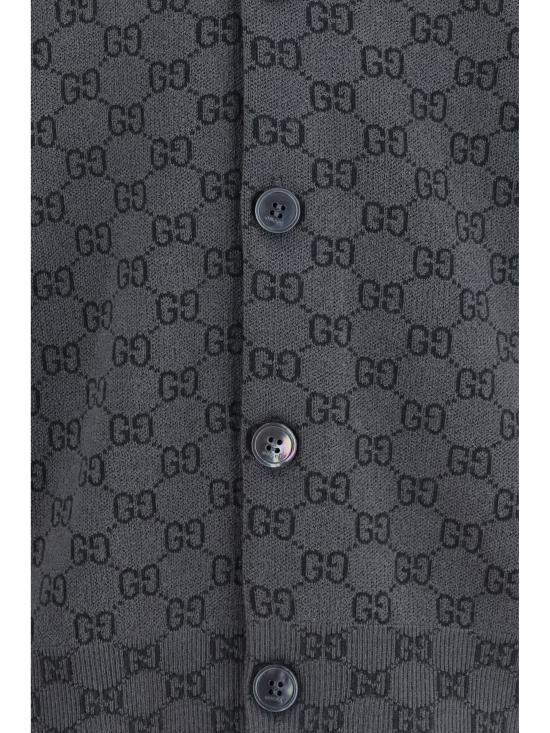 26FW 구찌 울 앤 실크 가디건 울 앤 실크 가디건 A0027KXKFMB 1044 NEW GREY ROCK - GUCCI