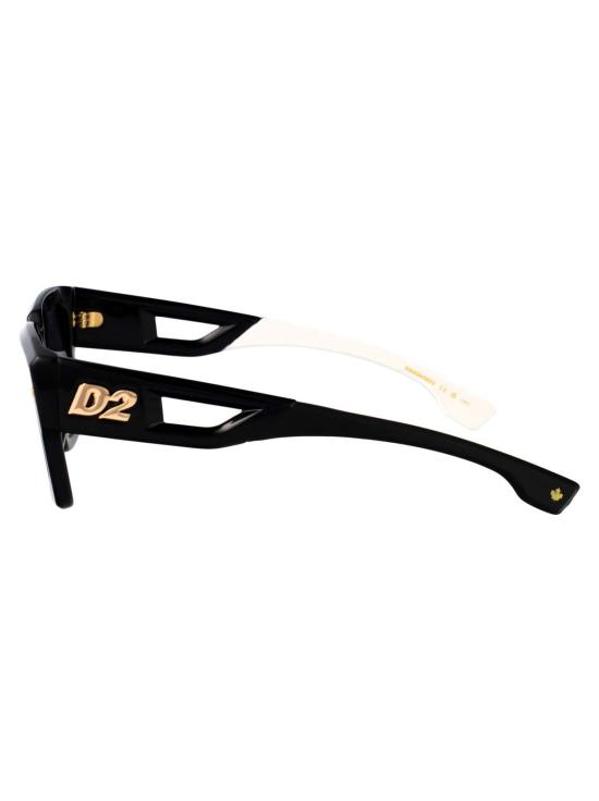  디스퀘어드2 안경 Dsquared2 D20143 S 아세테이트 선글라스 블랙 - DSQUARED2