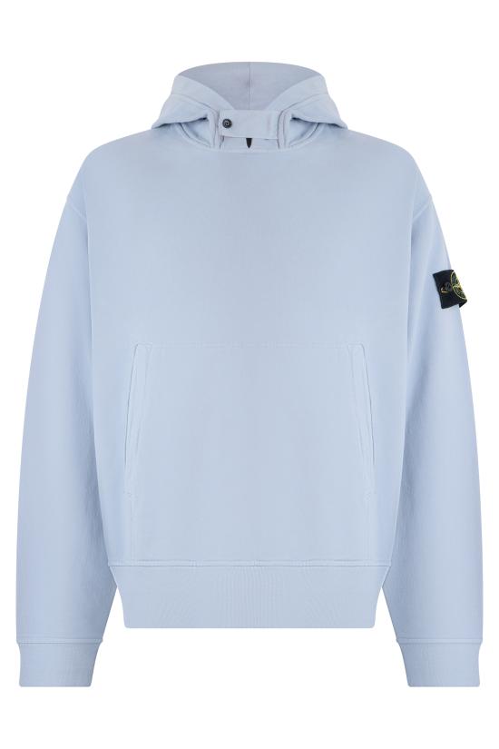 26FW 스톤 아일랜드 후드 티셔츠 6100023S0A20V0049 Light Blue