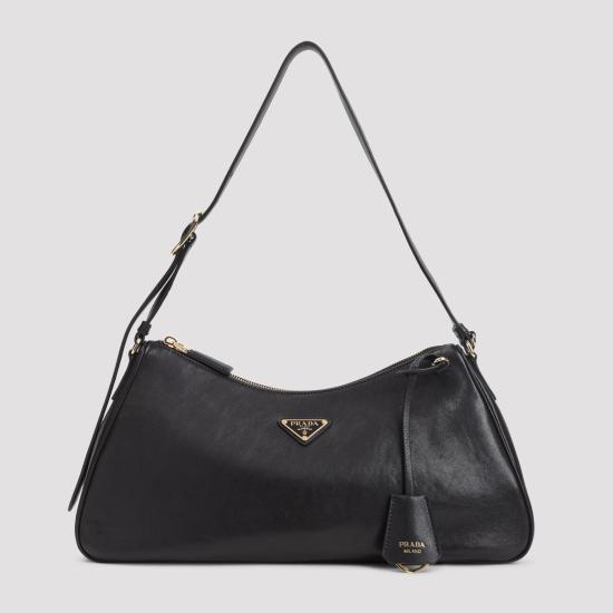 26FW 프라다 리나일론 체인 숄더백 1BC303VOOO2ZUCF0002 black - PRADA