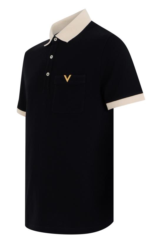 26FW 발렌티노 가라바니 반팔 티셔츠 VMH01KBGT9RA black - VALENTINO GARAVANI
