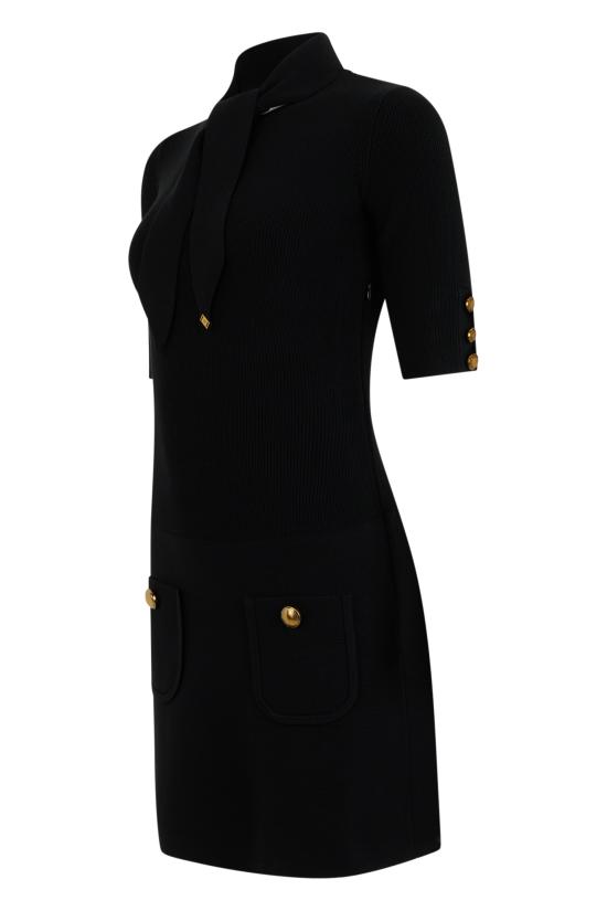 26FW 엘리자베타프랜치 미디 원피스 AM04S110 black - ELISABETTA FRANCHI