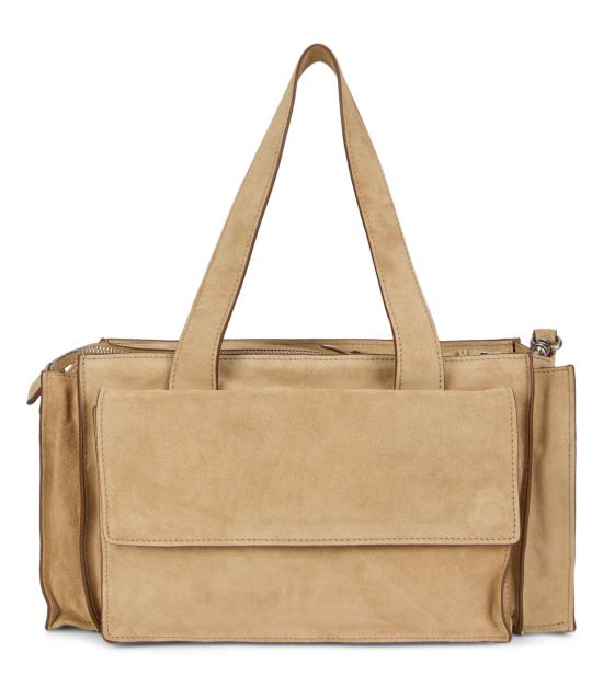 26FW 미우미우 유틸리테 스웨이드 탑 핸들 백 유틸리테 스웨이드 탑 핸들 백 5BG335VPOO2CSSF0379 Beige - MIU MIU