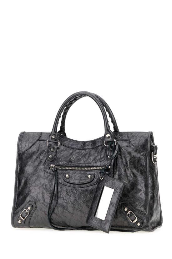 26FW 발렌시아가 르 시티 백 미디엄 8657602AB4V 1314 STEEL GREY - BALENCIAGA